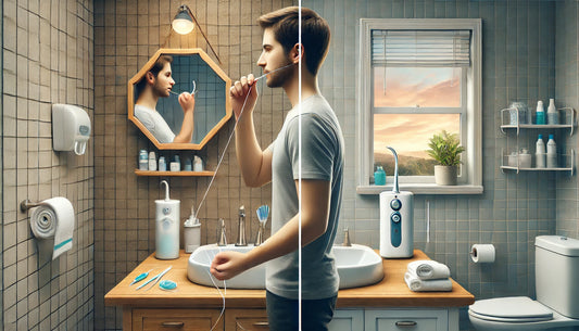 water flosser vs string flosser